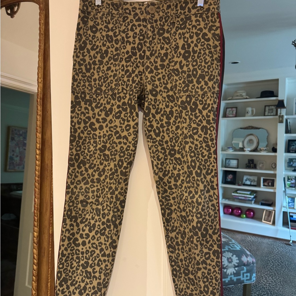 Sanctuary Brown Straight Leg Animal Print Jumpsuit